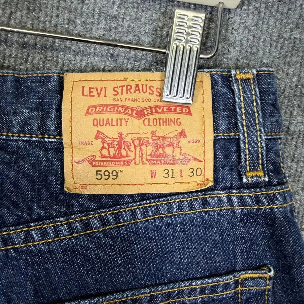 Levi's 599 Giant Fit Men's Jeans Size 31x30(34x29) Baggy Wide Leg Y2K Skater Y2K